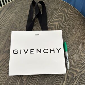 Givenchy White Shopping Bag